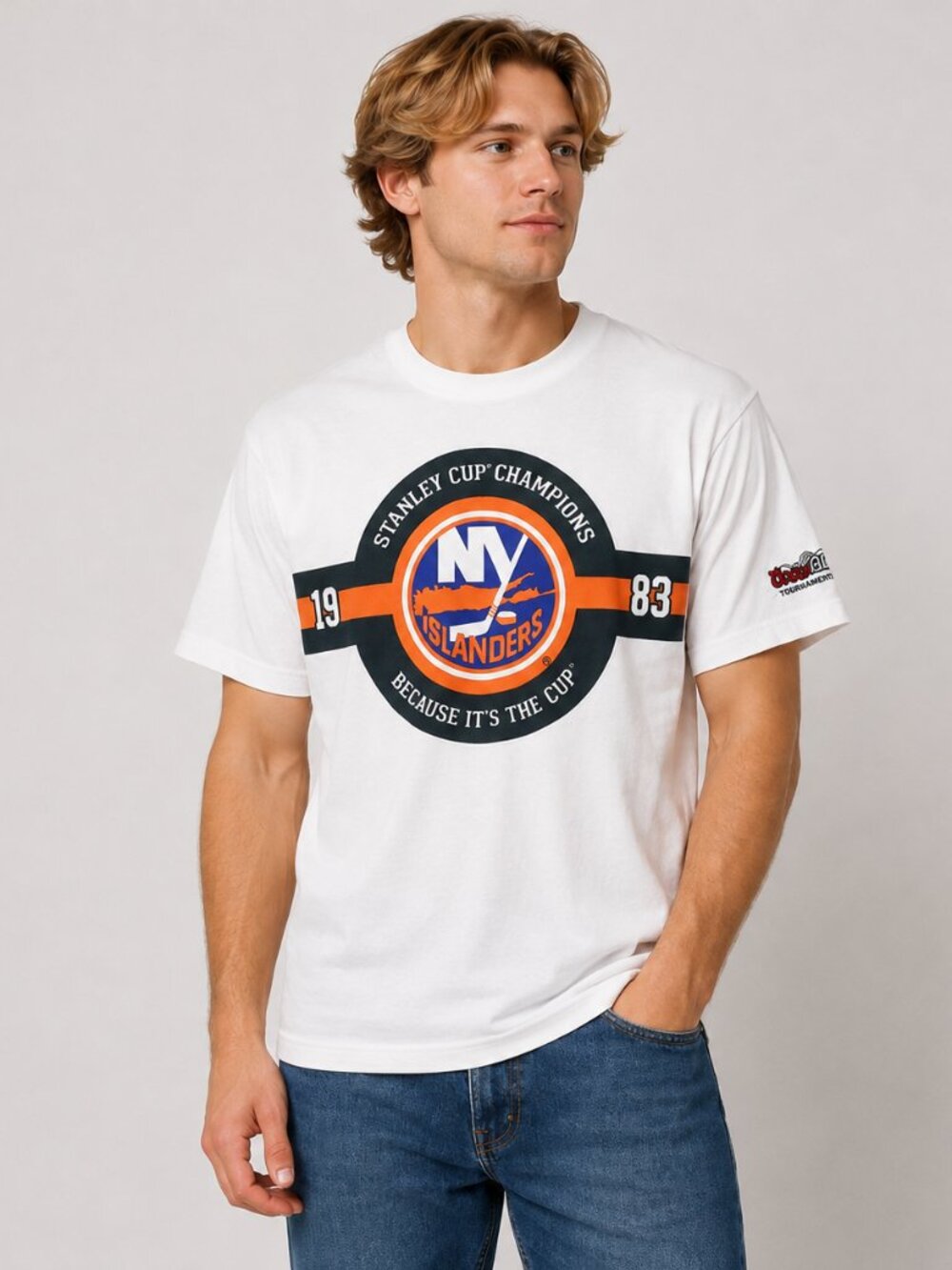 New York Islanders 1983 Stanley Cup Champions T-Shirt NHL White